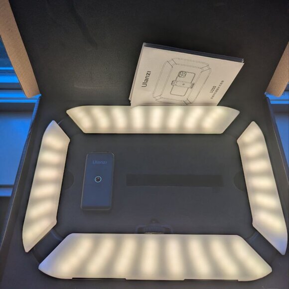 Smartphone Video Rig ULANZI U200 Camera Video Rig Phone Video Stabilizer LED Rin - Picture 3 of 9